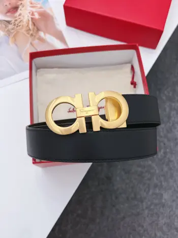 High-end custom double-sided imported men s cowhide belt Replica Ferragamo Mens Belts