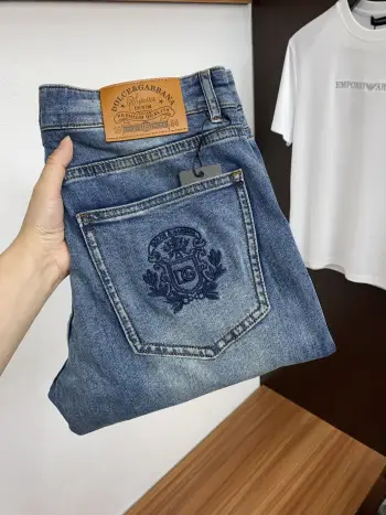 2026早春最新款牛仔裤 高仿杜嘉班纳牛仔裤