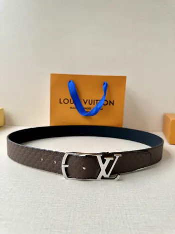 New single-sided lychee pattern men s belt Replica Louis Vuitton Mens Belts