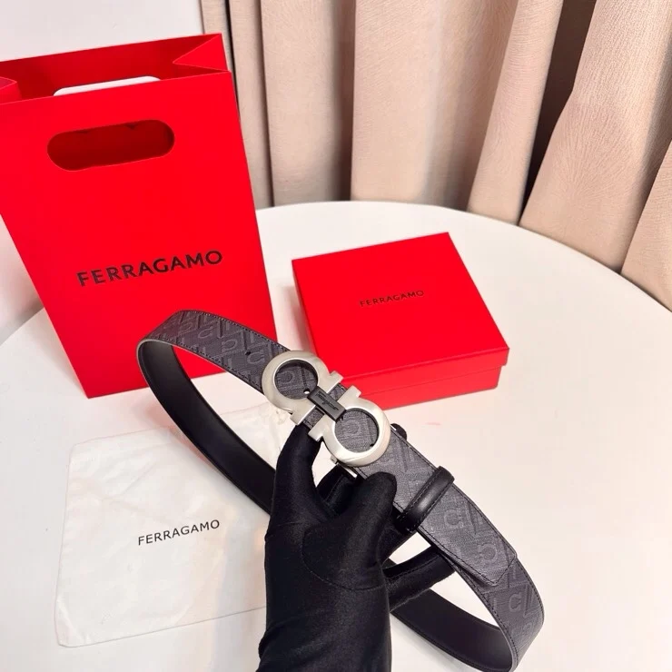 菲拉格慕 双面进口牛皮男士真皮腰带 菲拉格慕 双面进口牛皮男士真皮腰带