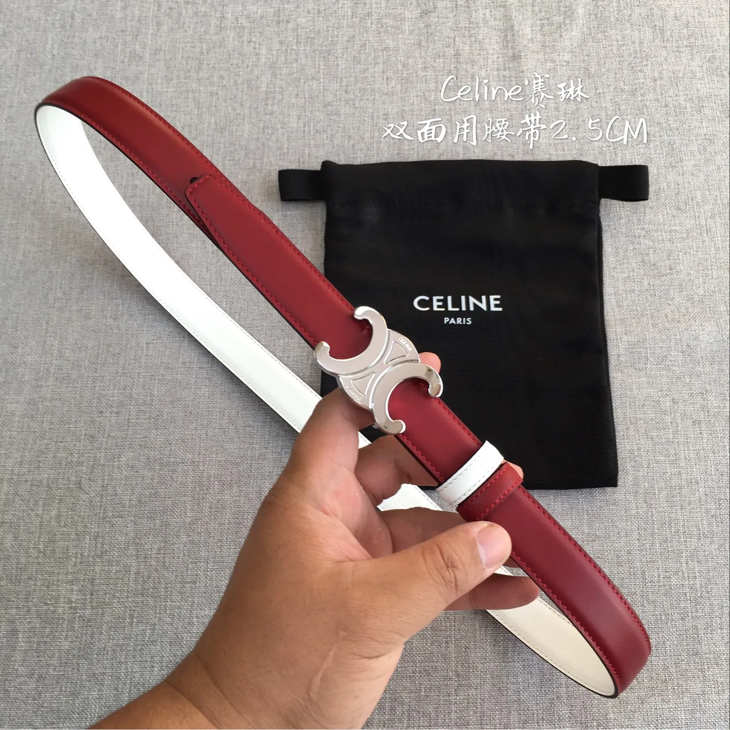 Celine New 3D Stereo Buoy Buckle Women s Belt