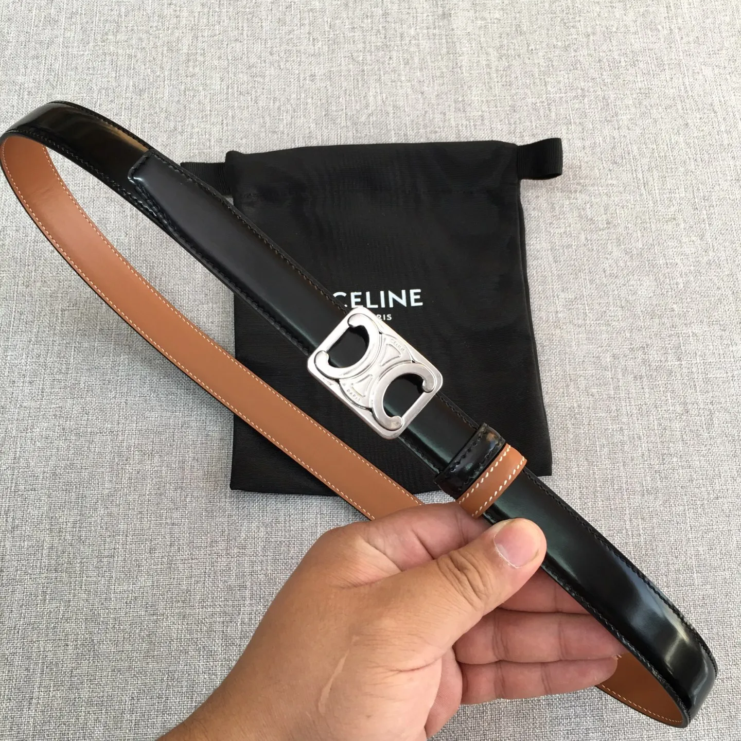 Celine New 3D Stereo Buoy Buckle Women s Belt