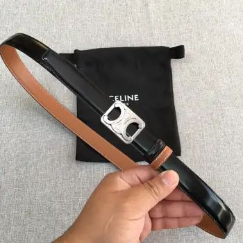 New 3D Stereo Buoy Buckle Women s Belt Replica Celine Womens Belts
