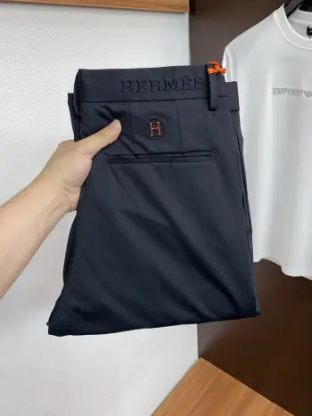 Early Spring New Arrivals Original Stock Men s Suit Casual Trousers Replica Hermes Pants and Trousers