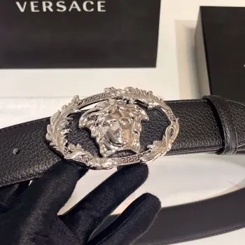 New Cowhide Leather Men s Belt Replica Versace Mens Belts