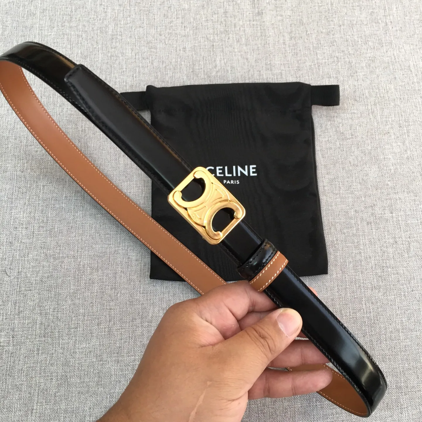Celine New 3D Stereo Floating Buoy Buckle Women s Belt