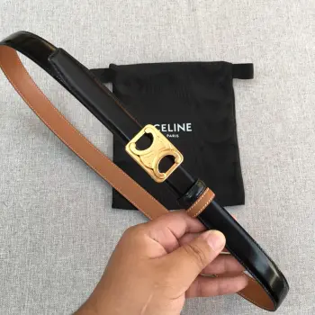 New 3D Stereo Floating Buoy Buckle Women s Belt Replica Celine Womens Belts