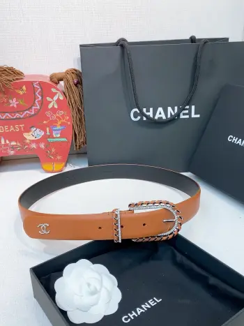 Classic Pin Buckle Golden Brass Waist Chain Men s Belt Replica Chanel Womens Belts