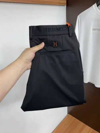 Early Spring New Arrivals Original Stock Men s Suit Casual Trousers Replica Hermes Pants and Trousers