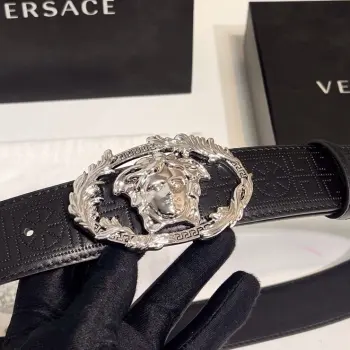 New Cowhide Leather Men s Belt Replica Versace Mens Belts