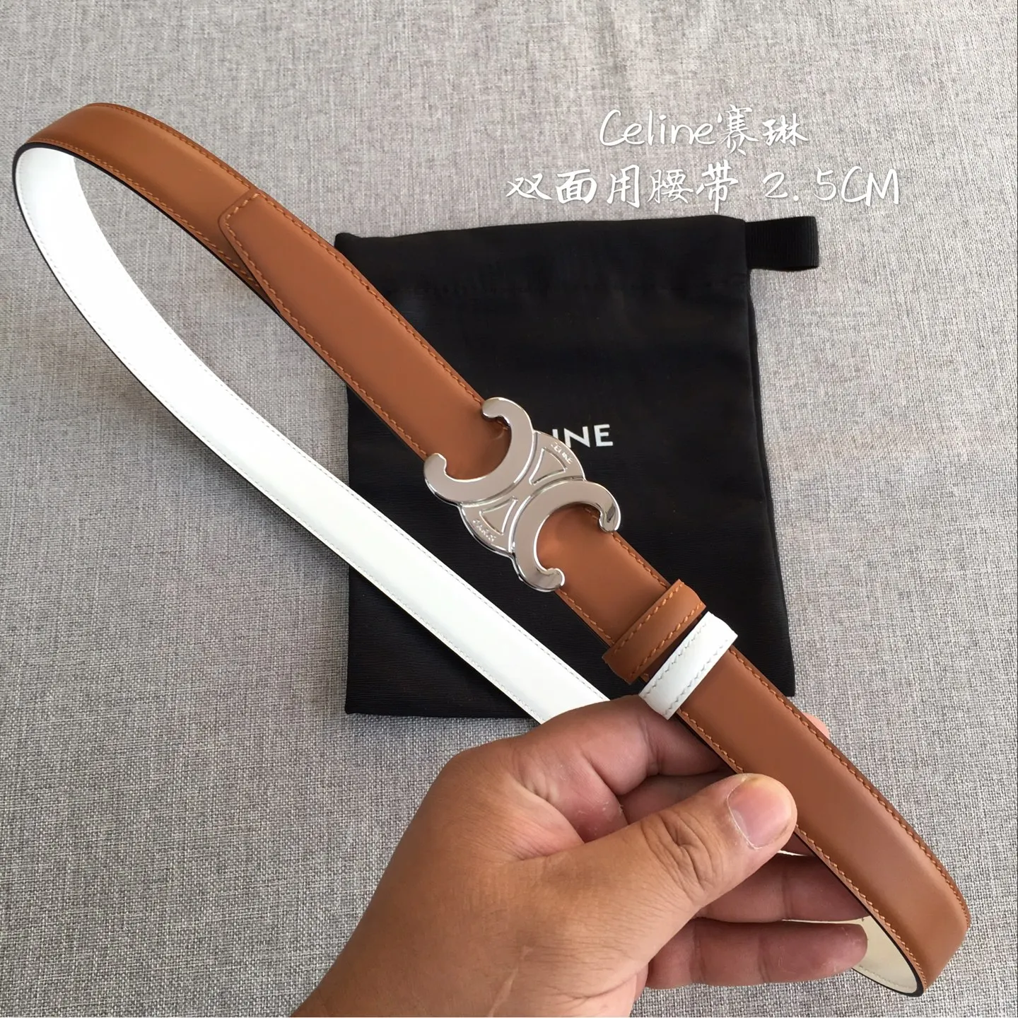 Celine New 3D Stereo Buoy Buckle Women s Belt