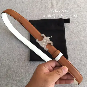 New 3D Stereo Buoy Buckle Women s Belt Replica Celine Womens Belts