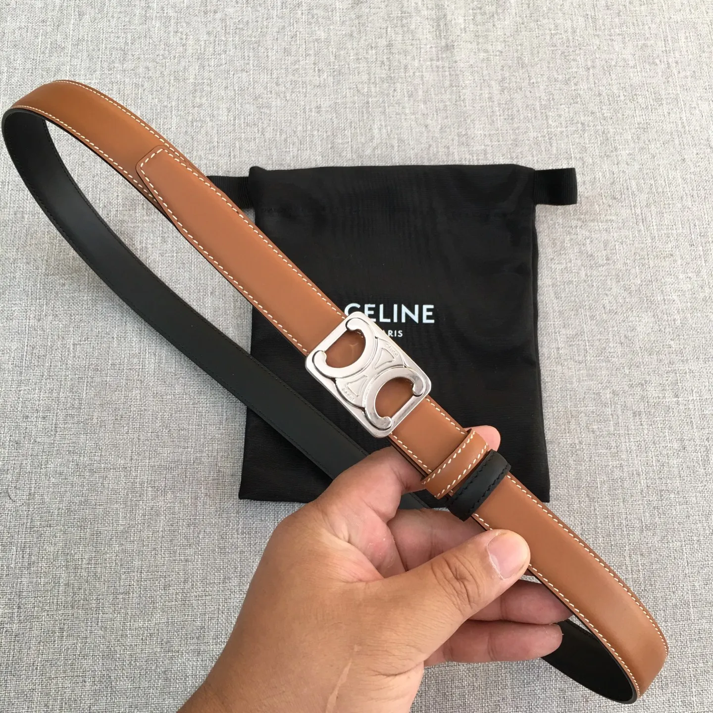 Celine New 3D Stereo Buoy Buckle Ladies Belt