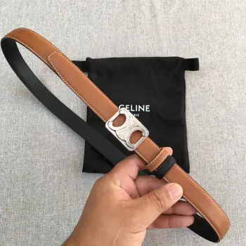 New 3D Stereo Buoy Buckle Ladies Belt Replica Celine Womens Belts