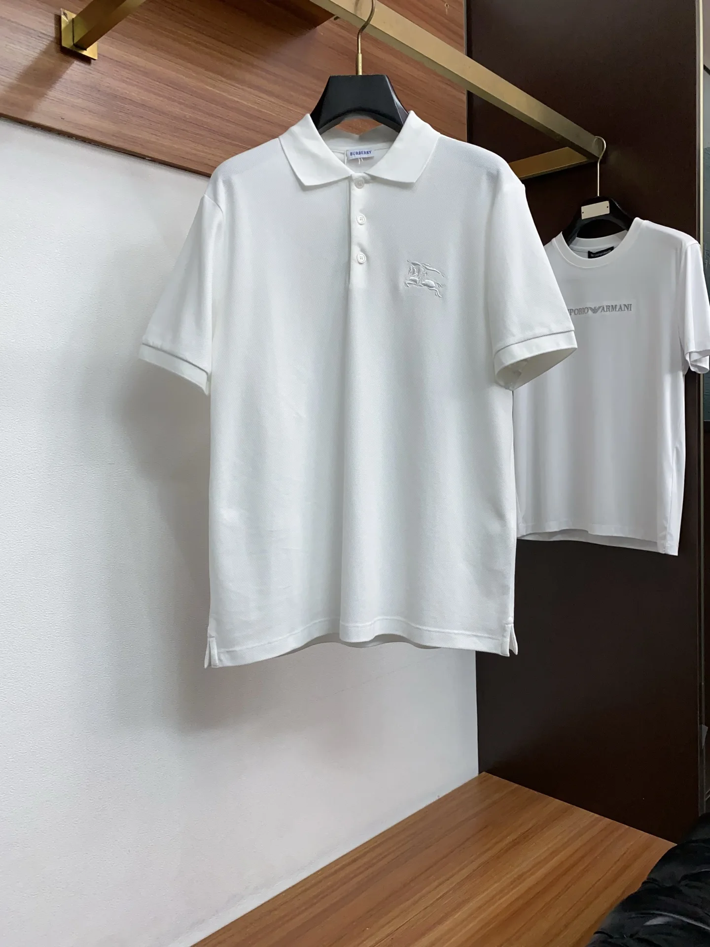 巴宝莉 早春全棉男士短袖T恤Polo衫