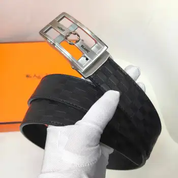 Imported calfskin men s belt Replica Montblanc Mens Belts