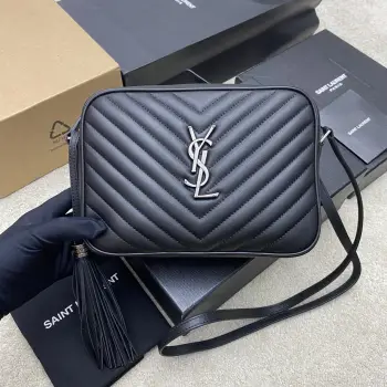 505730 Black Plain/Gold Camera Bag Women s Crossbody Bag Replica SAINT LAURENT womens bags