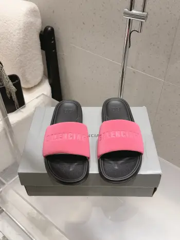  巴黎世家 春夏沙滩拖鞋 高仿巴黎世家女士凉鞋/拖鞋