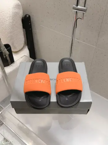  巴黎世家 春夏沙滩拖鞋 高仿巴黎世家女士凉鞋/拖鞋