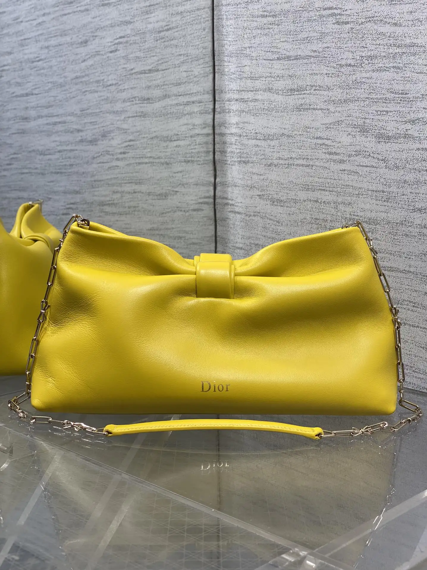 迪奥 0714 春夏新款LAMBSKIN链条包 女士斜挎包