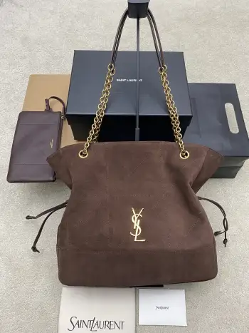 809824 Frosted/Antique Gold Underarm Bag Women s Crossbody Bag Replica SAINT LAURENT womens bags