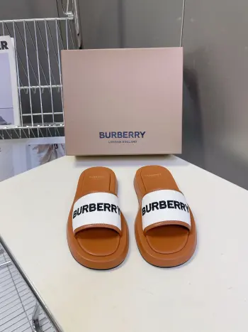 Spring/Summer Latest Fashion Slippers Sandals Replica Burberry Womens Sandals and Slides