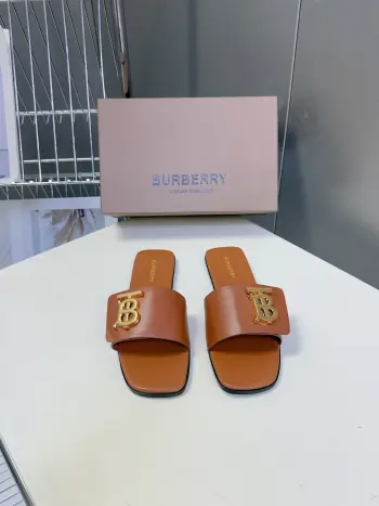 Spring/Summer Latest Fashion Slippers Sandals Replica Burberry Womens Sandals and Slides