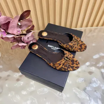 2026春夏新款牛皮/油腊皮/羊京l拖鞋 高仿圣罗兰女士凉鞋/拖鞋