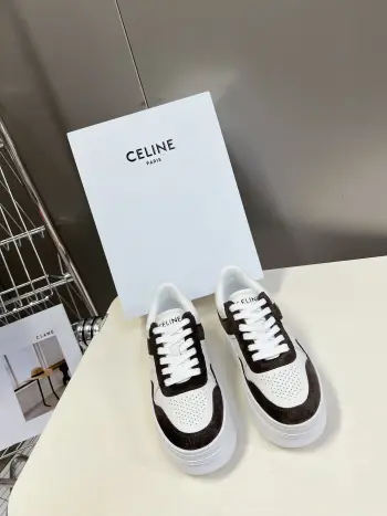 Autumn and Winter Thick-Soled White Shoes, Light Luxury Style White Shoes Replica Celine Womens Casual and Sneakers