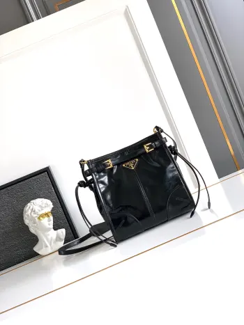 1BH229 oil wax leather crossbody bag women s crossbody bag Replica Prada womens bags
