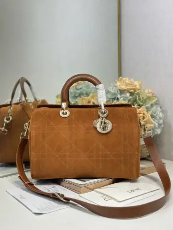 1441 早春拼绒羊皮手袋   女士斜挎包 高仿迪奥女包