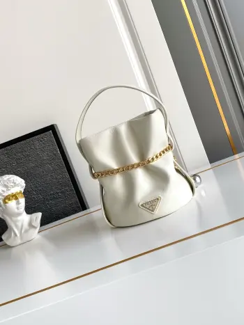 1BE088 New Small Cowhide Fortune Bucket Bag Women s Shoulder Bag Replica Prada womens bags