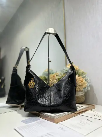 2845 早春藤格纹羊皮手袋  女士单肩包 高仿迪奥女包