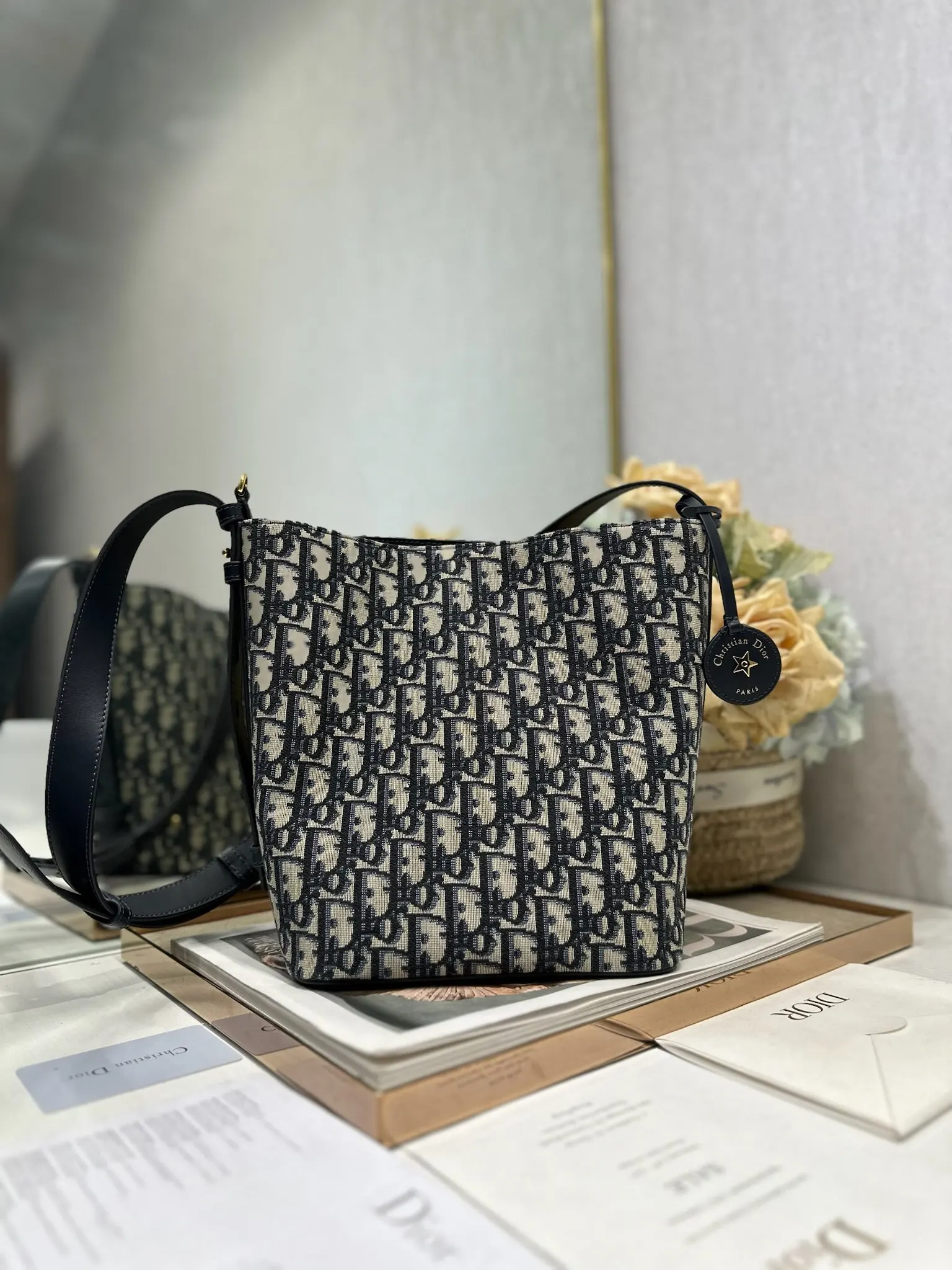 Dior 2854 Small Bucket Bag Women s Crossbody Bag