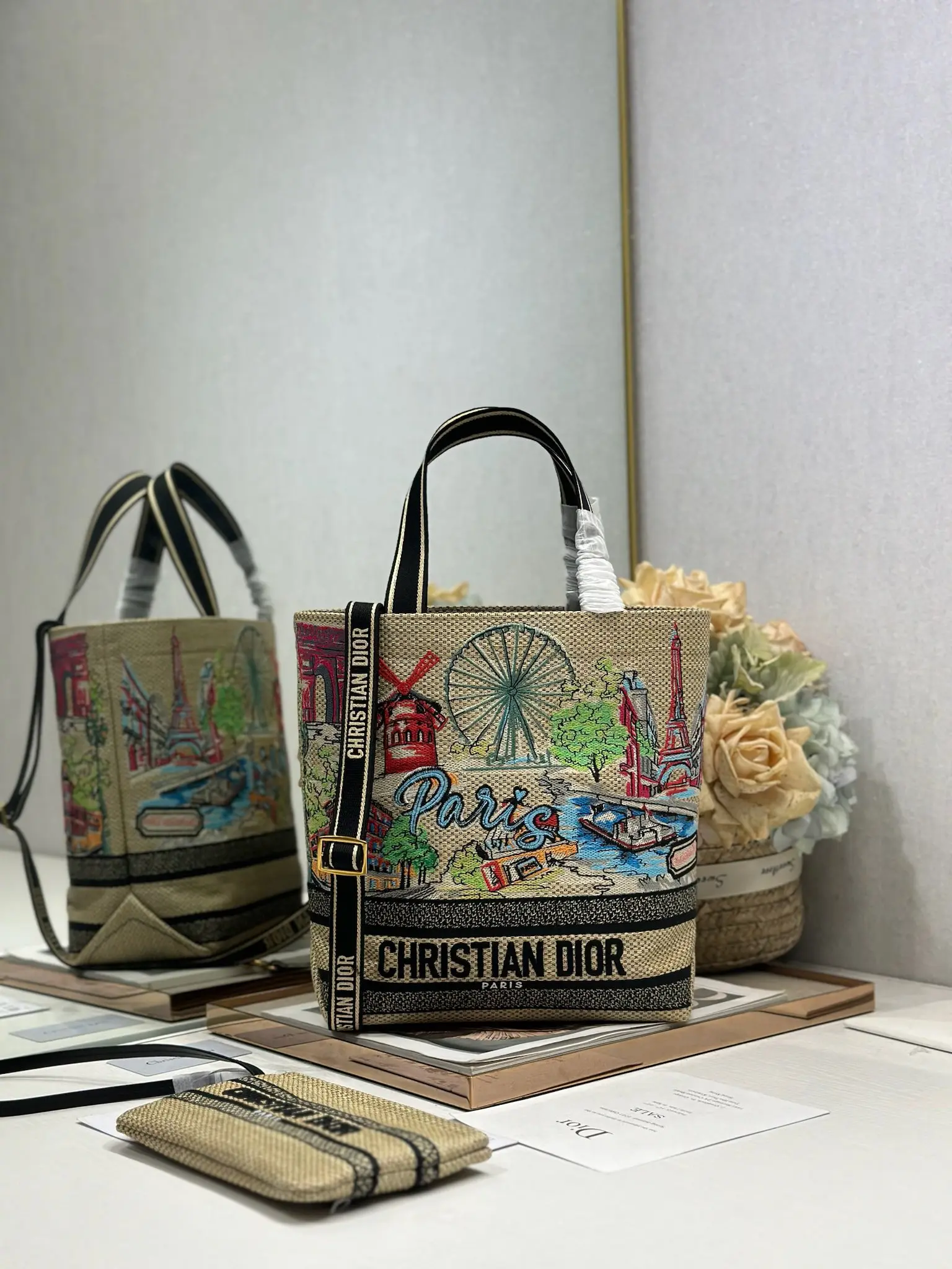 迪奥 1288 新款度假风款手袋 女士斜挎包