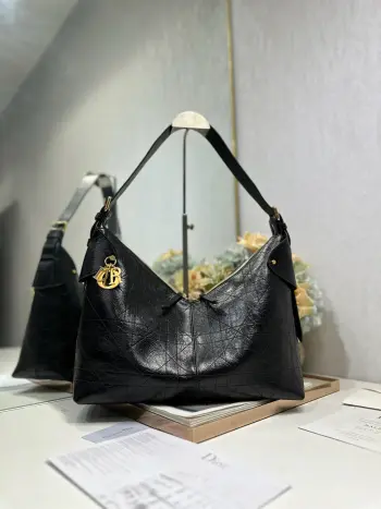 2844 早春藤格纹羊皮手袋  女士单肩包 高仿迪奥女包