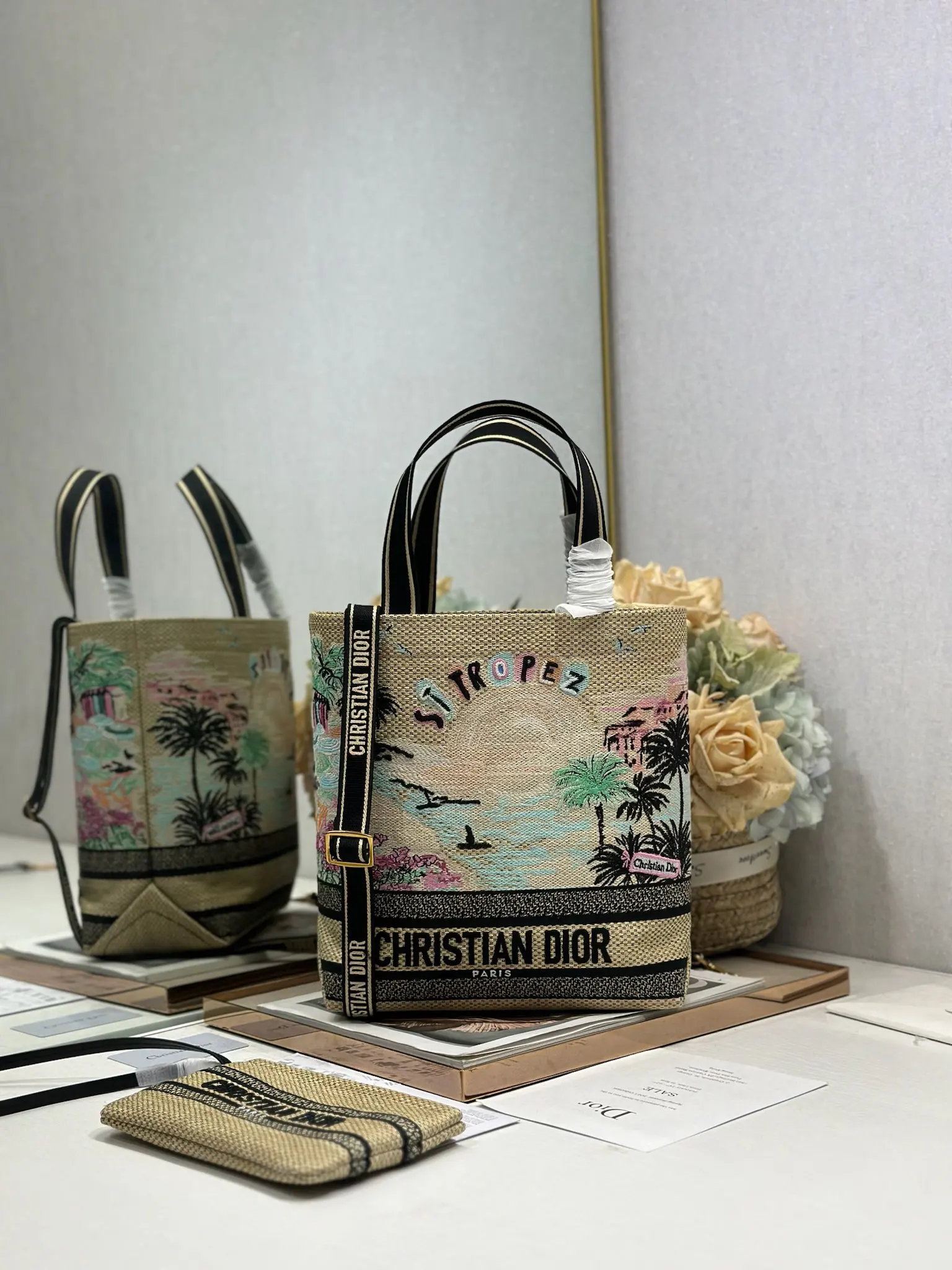 迪奥 1288 新款度假风款手袋 女士斜挎包