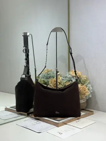 1412 春夏拼色小号手袋 女士单肩包 高仿迪奥女包