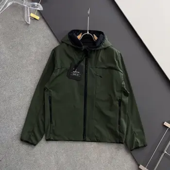 Men s Hooded Jacket Replica Montblanc Windbreakers and Shells