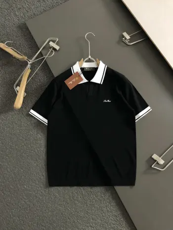 2026春夏海鸥领撞色短袖 高仿诺悠翩雅T恤/POLO衫