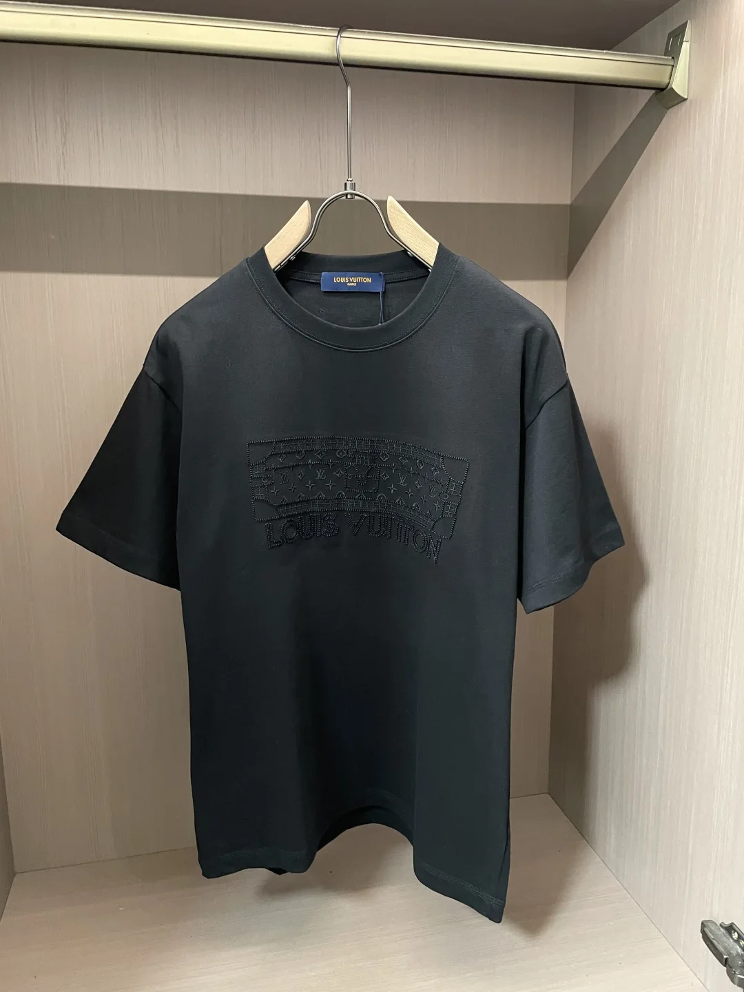 LV 春夏纯棉精梳棉男士短袖