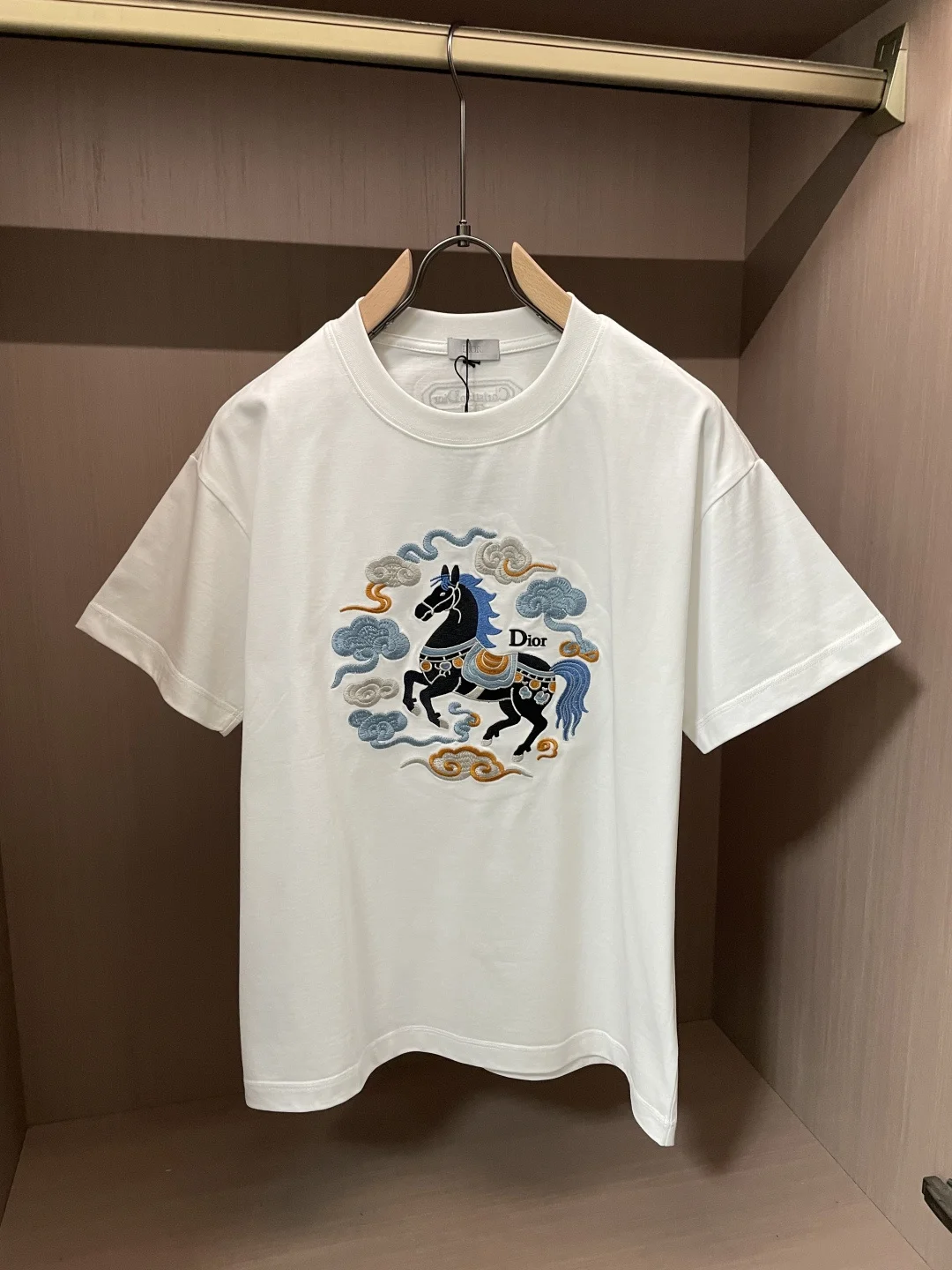 迪奥 春夏纯棉精梳棉男士短袖 迪奥 春夏纯棉精梳棉男士短袖