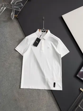 Spring and Summer New Men s Short-Sleeve Polo Shirt Replica Fendi Tshirts and Polos