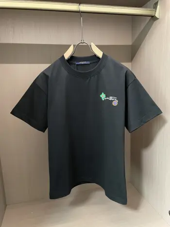 春夏纯棉精梳棉男士短袖 高仿LVT恤/POLO衫