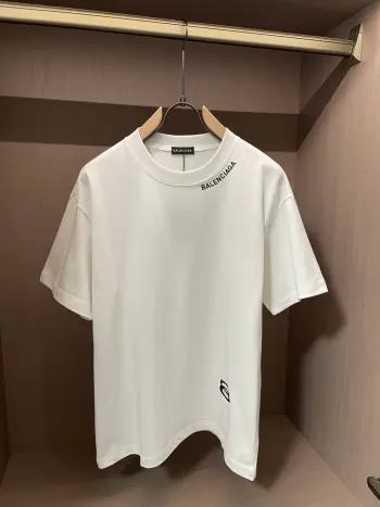 春夏纯棉精梳棉男士短袖 高仿巴黎世家T恤/POLO衫