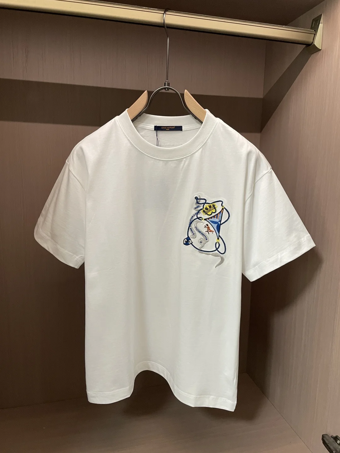 LV 春夏纯棉精梳棉男士短袖