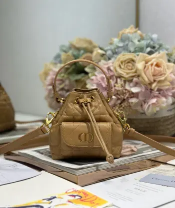 5250 Tartan Check Quilted Line Water Bucket Bag Women s Crossbody Bag Replica Dior backpacks