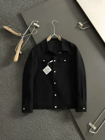 2026 Spring/Summer Trendy Brand Dark Pattern Striped Jacket Replica Loewe Jackets and Outerwear