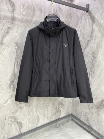 26新款立领夹克春装外套 高仿普拉达夹克/外套