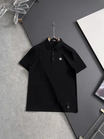 Spring and Summer New Men s Short-Sleeve Polo Shirt Replica Fendi Tshirts and Polos